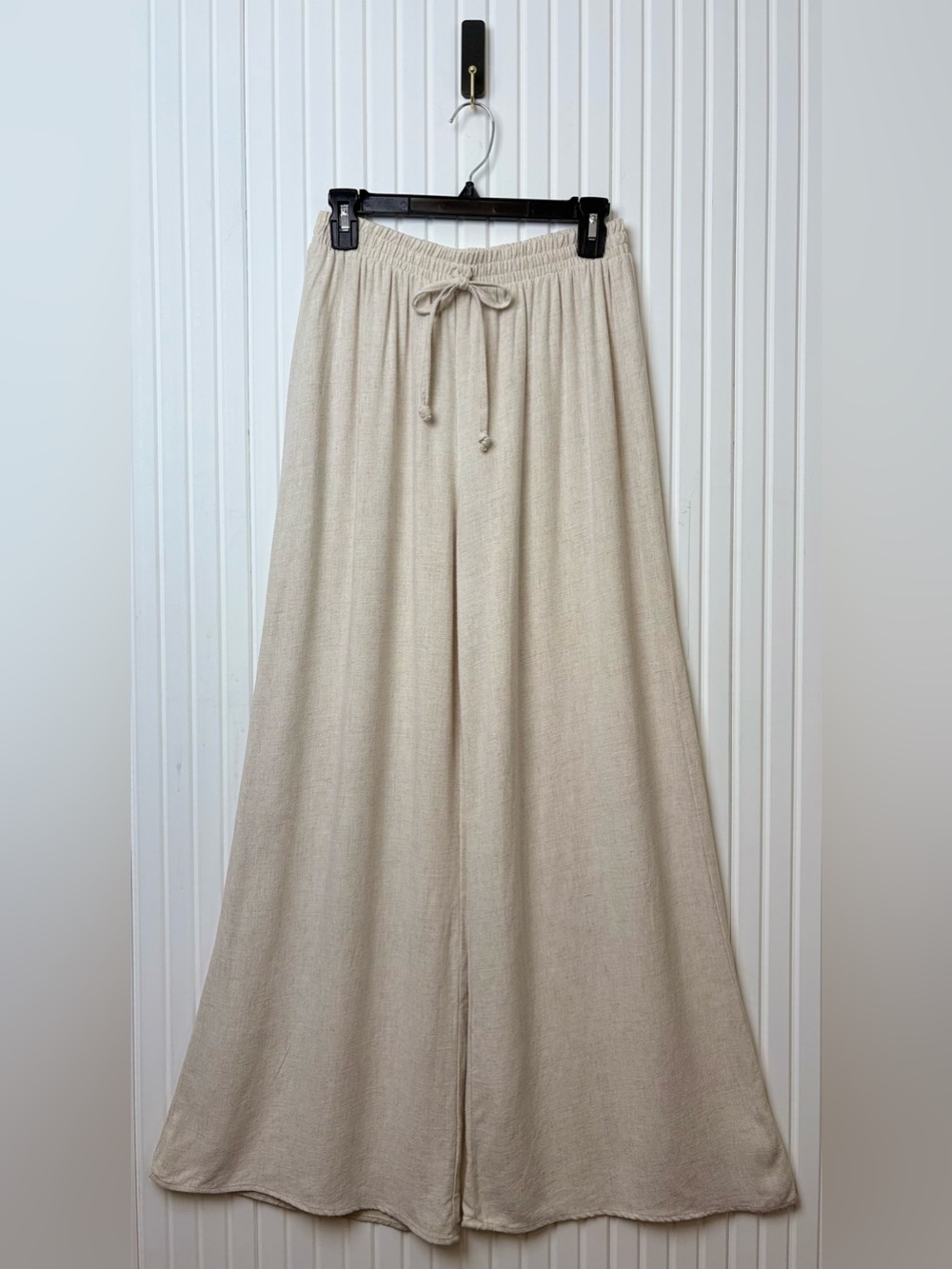 Altar'd State Linen Blend Pants XS/S Wide Leg Bohemian Coastal Euro Summer Flowy